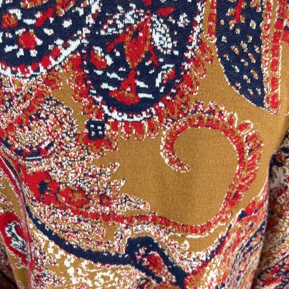 MOTH by Anthropologie Intarsia Blazer Cardigan Sweater - Picture 5 of 12